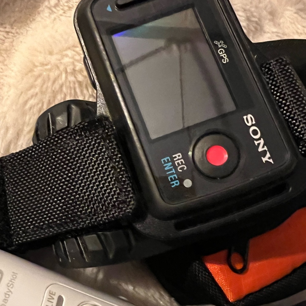Sony Pro HD live view recording with wrist view, LCD used only once